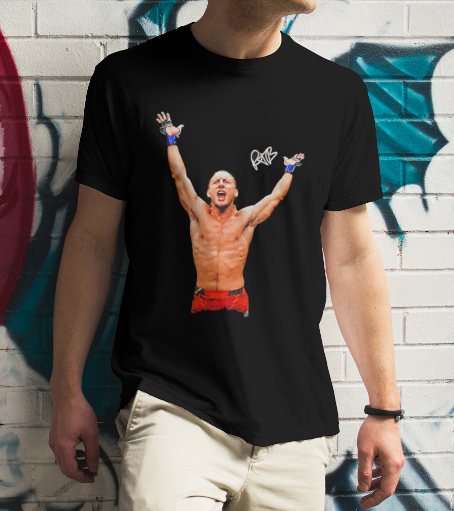 Ryan Hall UFC 2026 Victory Celebration Champion Pose T-Shirt