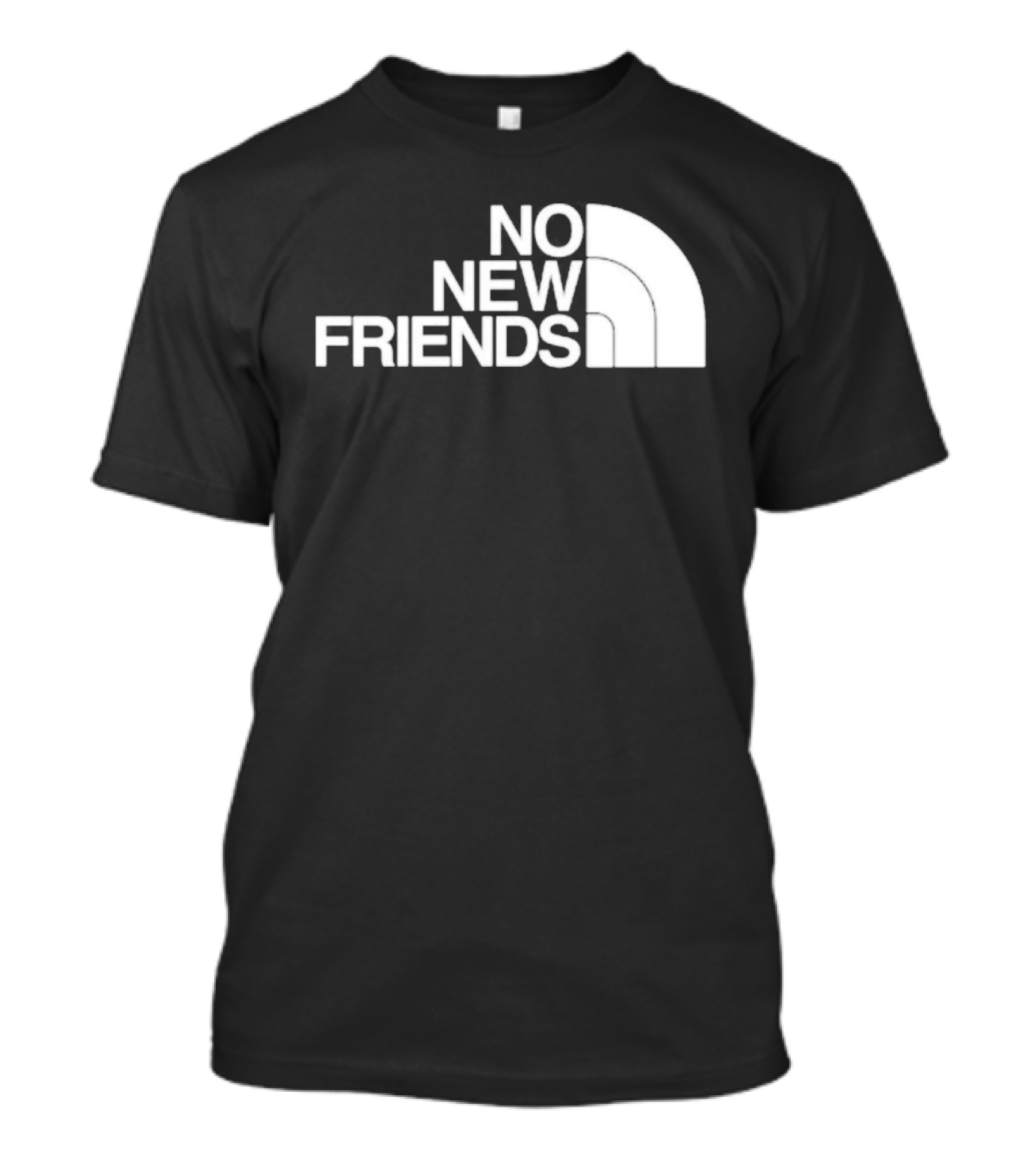 Saosin No New Friends North Face T-Shirt