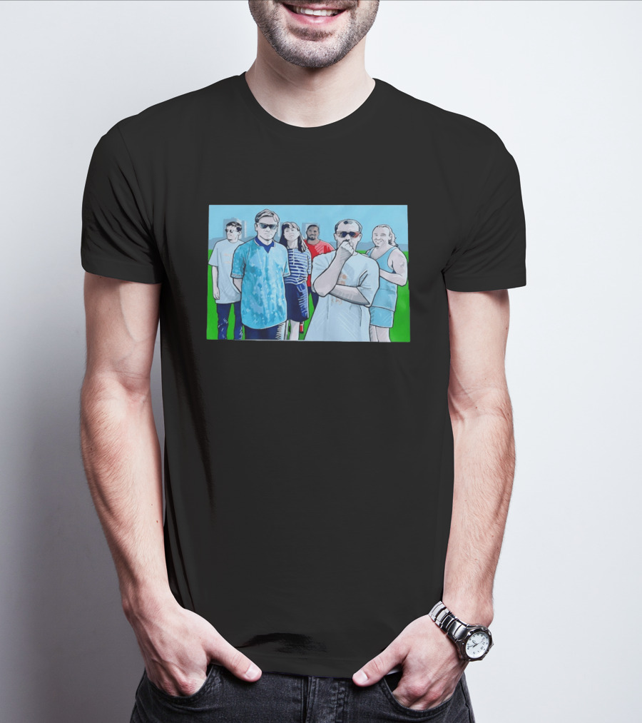 The Office Cast Illustrated Group Scene T-Shirt