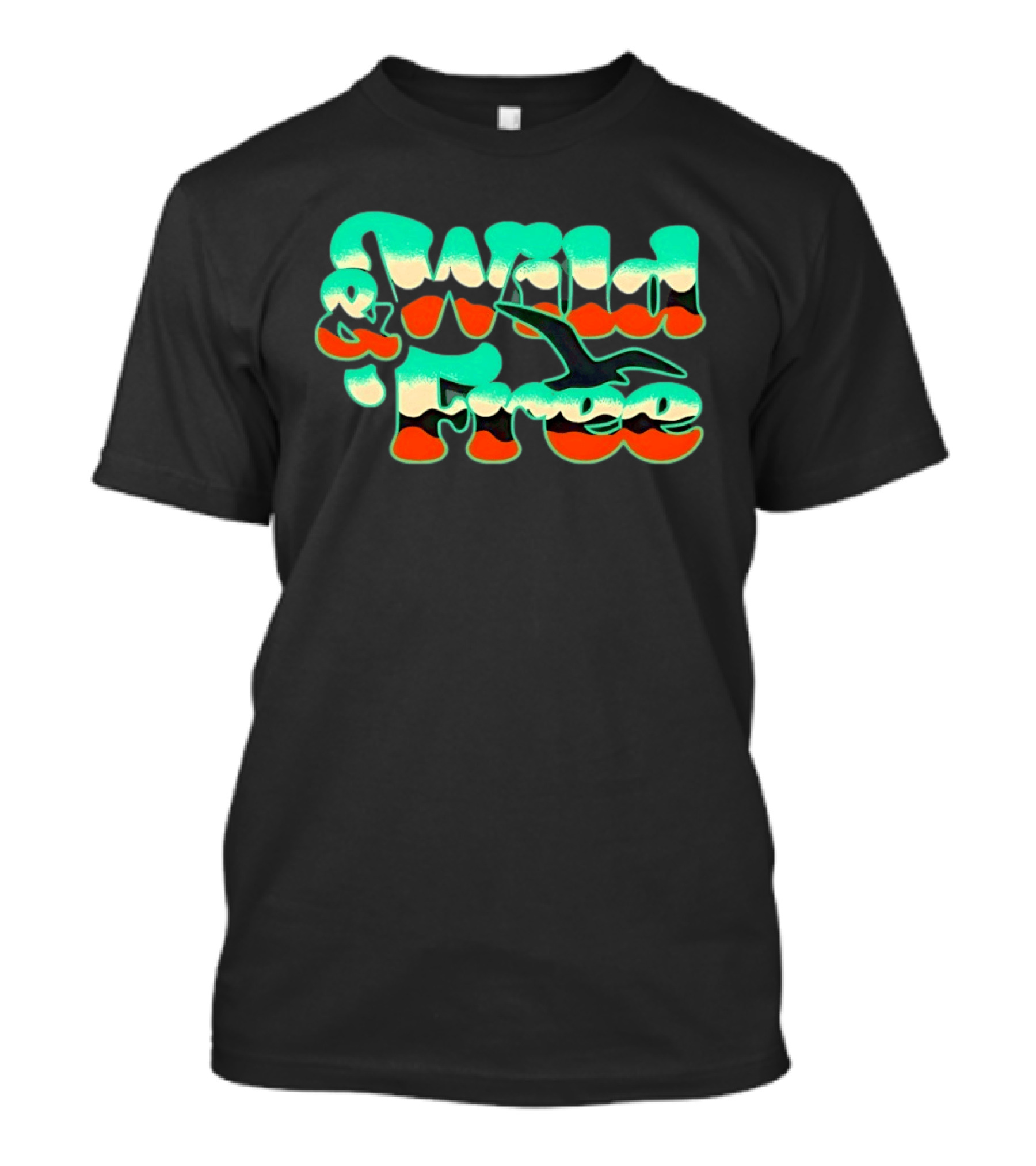Wild And Free Bird Flight T-Shirt