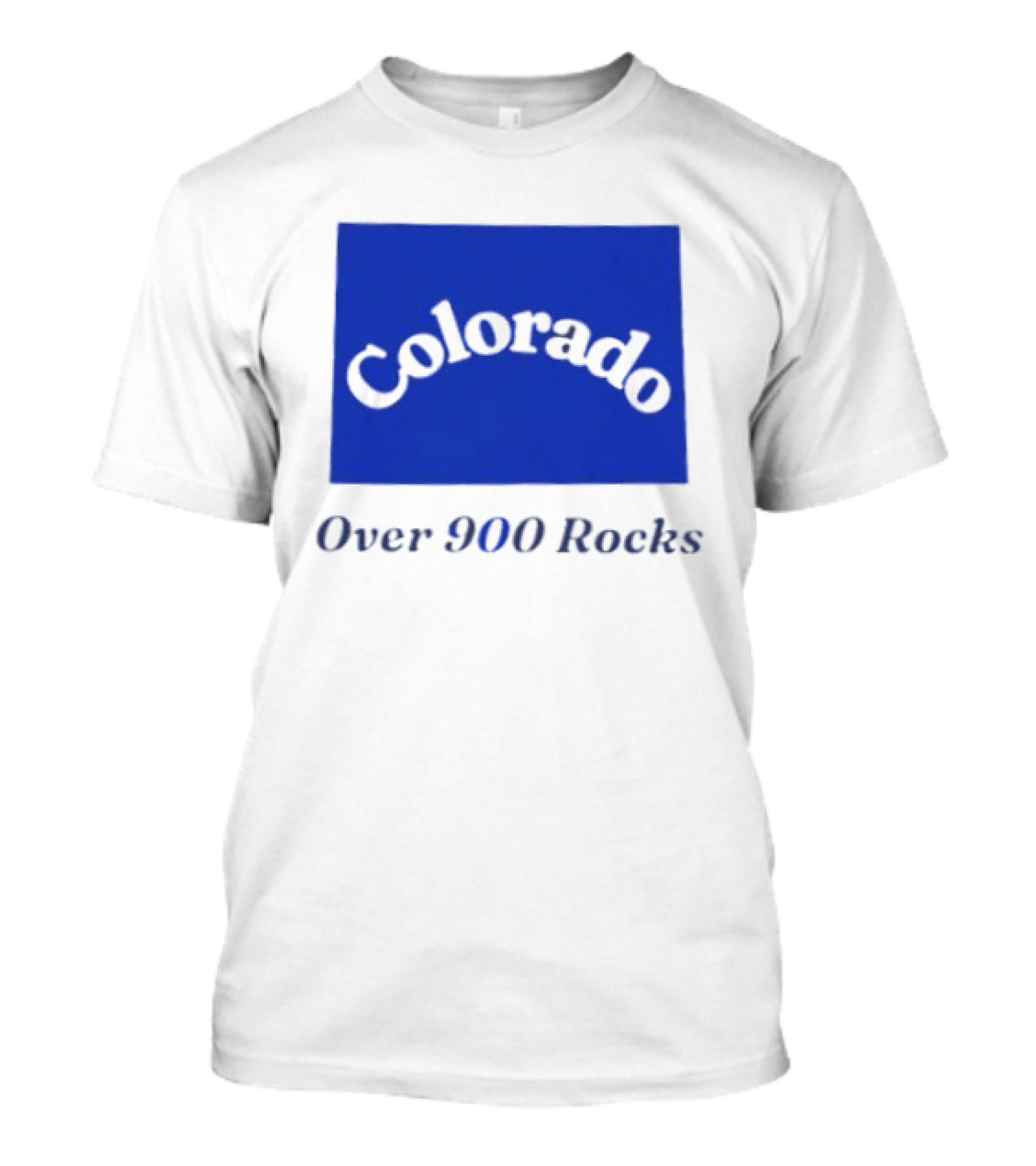 Colorado Over 900 Rocks Geology Nature Humor Celebration Stone Enthusiasts T-Shirt