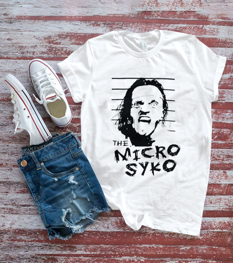 John Weena Wearing The Micro Syko Iconic Face T-Shirt
