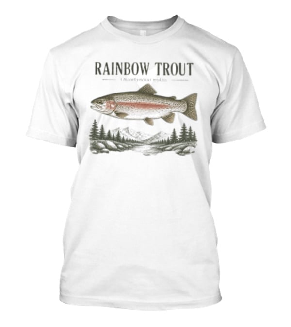 Rainbow Trout Oncorhynchus Mykiss Nature Scenic Mountain Landscape T-Shirt