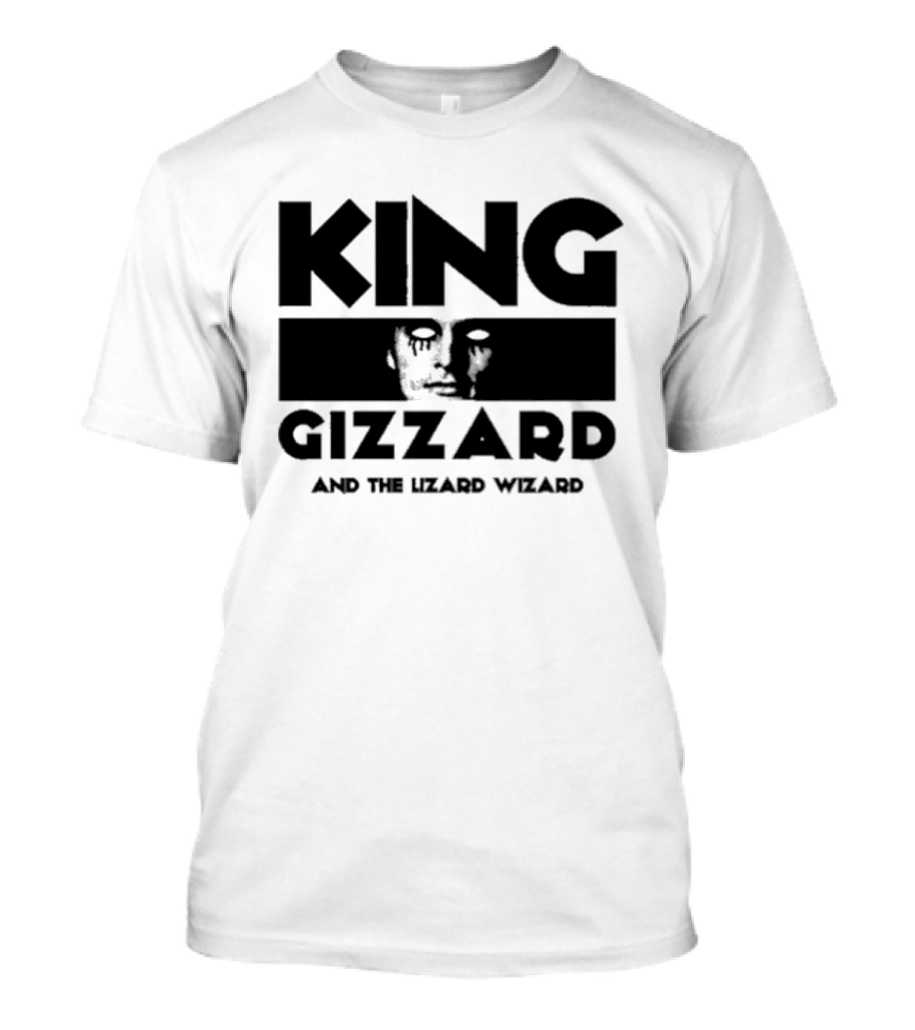 King Gizzard And The Lizard Wizard Face Illusion T-Shirt