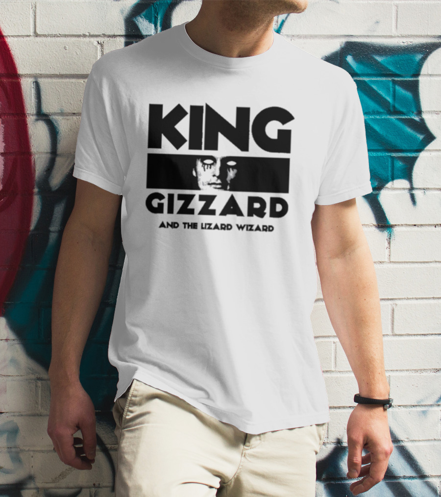 King Gizzard And The Lizard Wizard Face Illusion T-Shirt