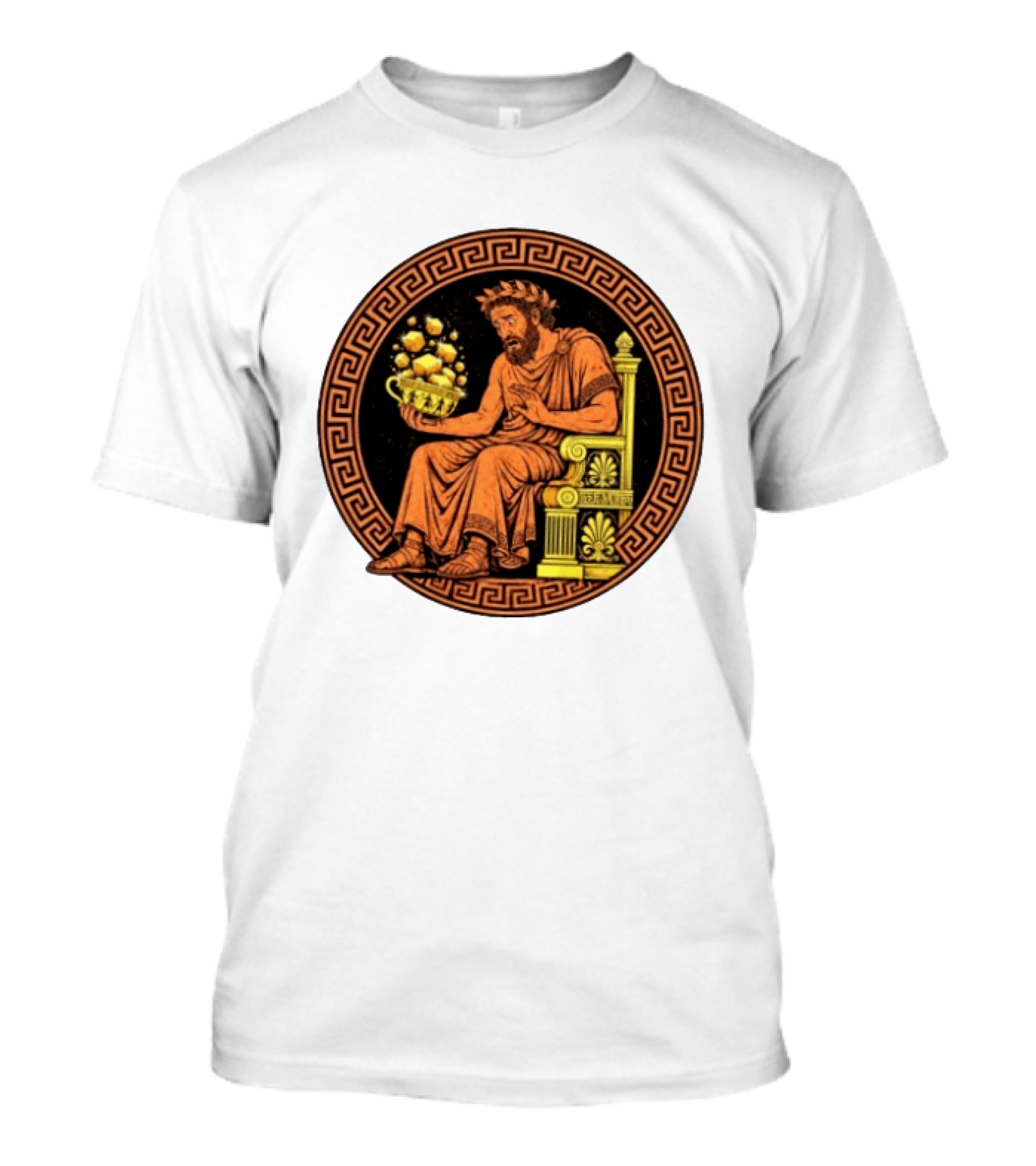 King Midas Ancient Greek Mythology Gold Transformative Touch T-Shirt