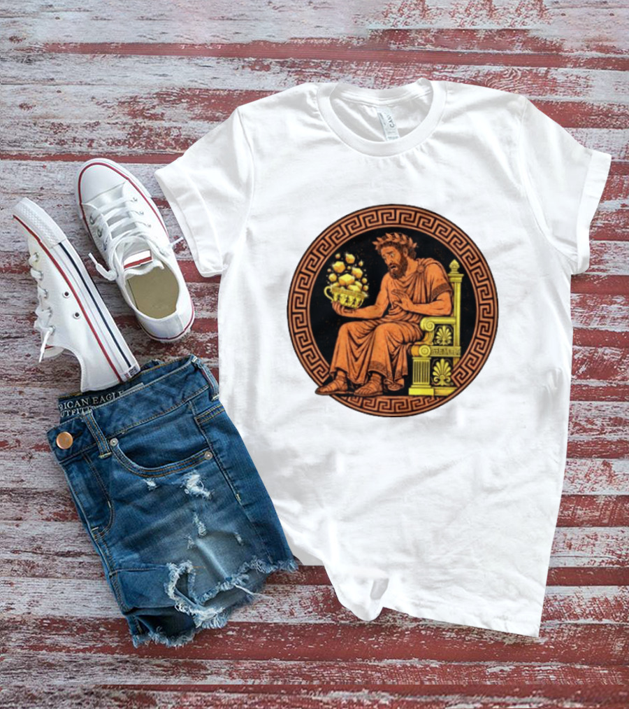 King Midas Ancient Greek Mythology Gold Transformative Touch T-Shirt