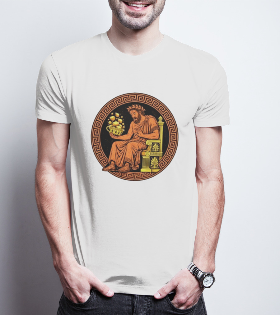 King Midas Ancient Greek Mythology Gold Transformative Touch T-Shirt