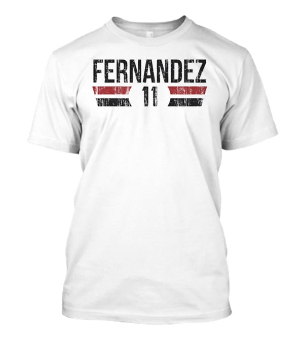 Fernandez 11 Arizona Diamondbacks Player Name And Number T-Shirt