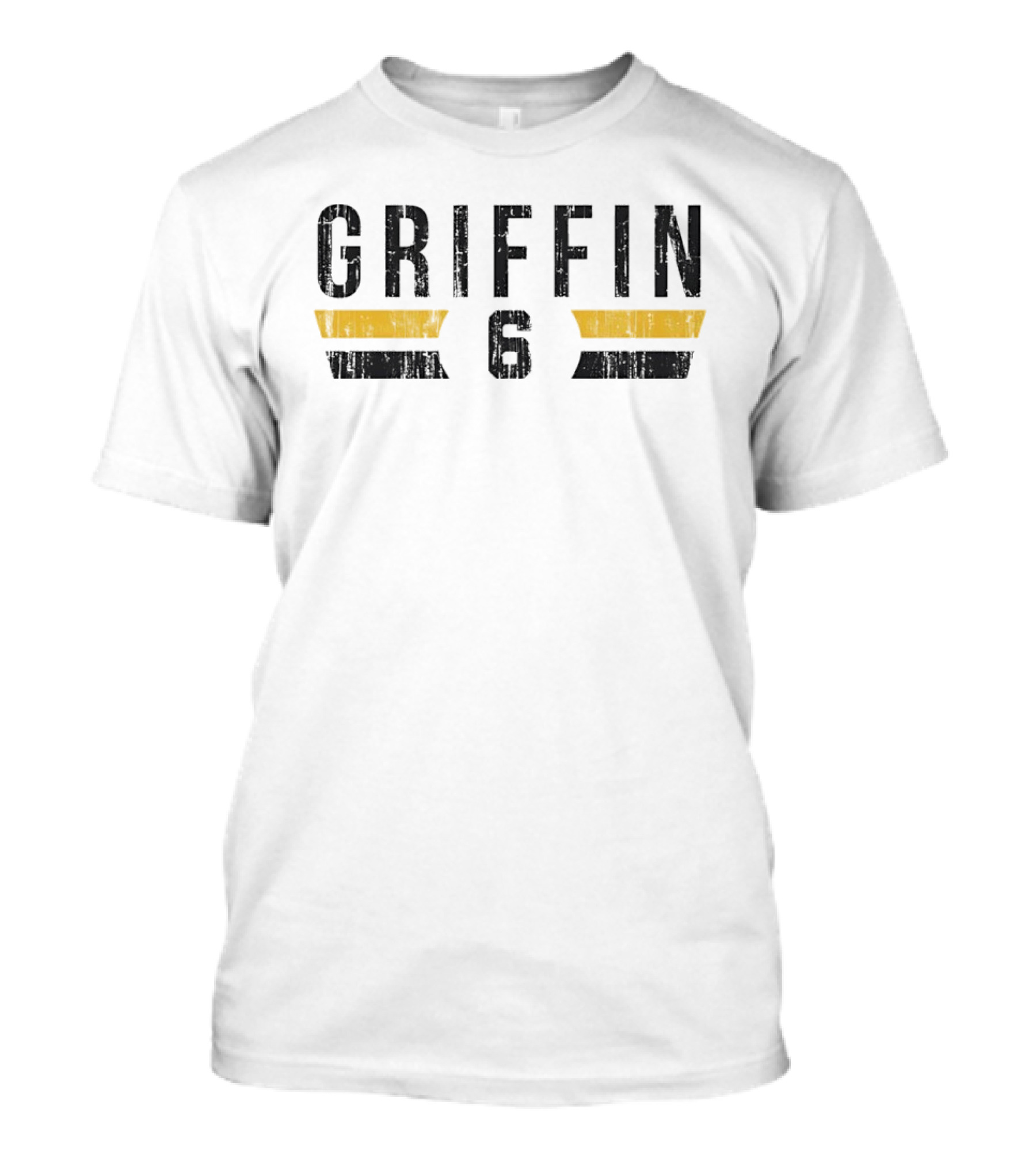 Griffin 6 Pittsburgh Pirates Player Name And Number T-Shirt