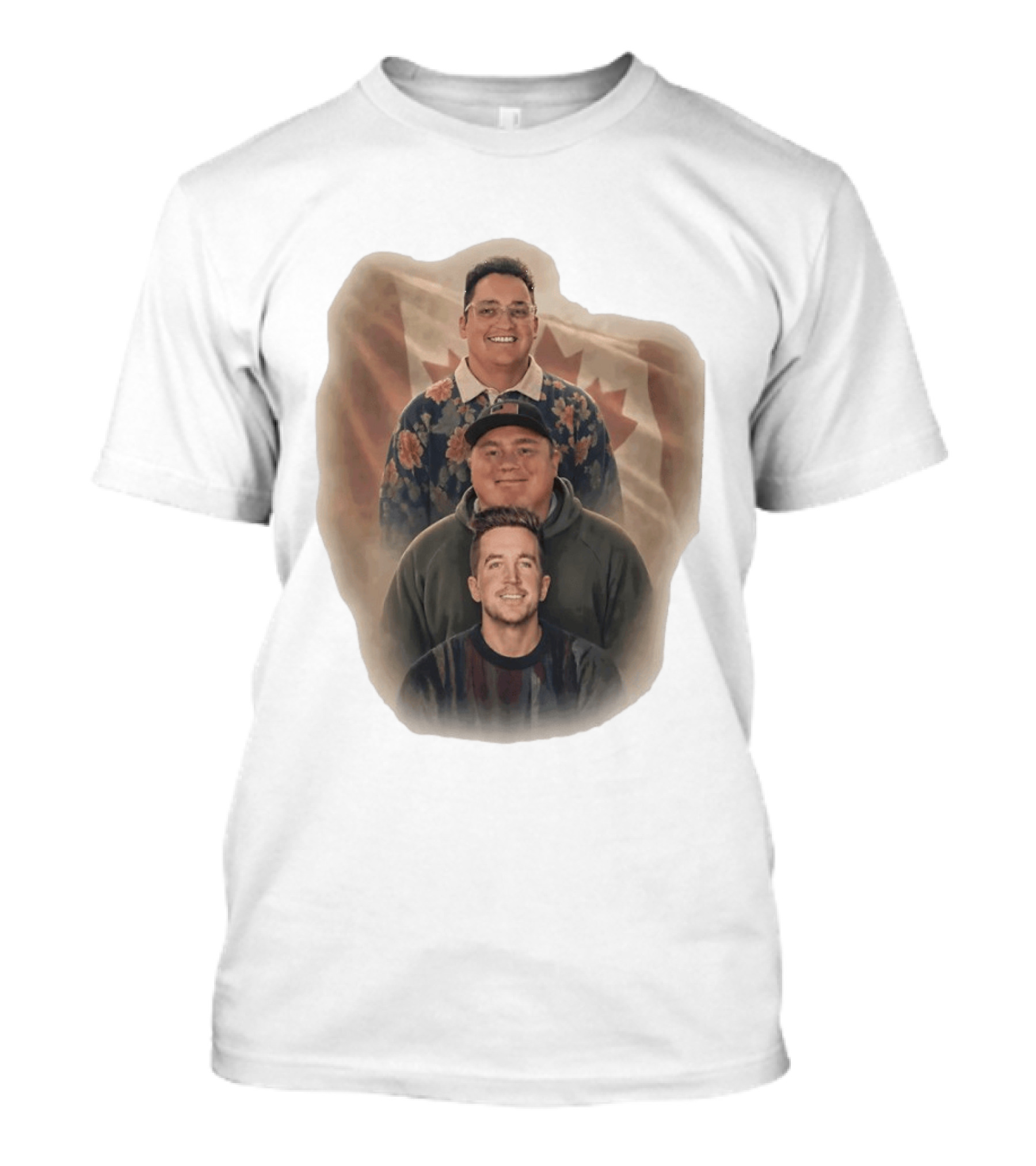 The Nelk Boys Kyle Forgeard SteveWillDoIt Canadian Flag T-Shirt