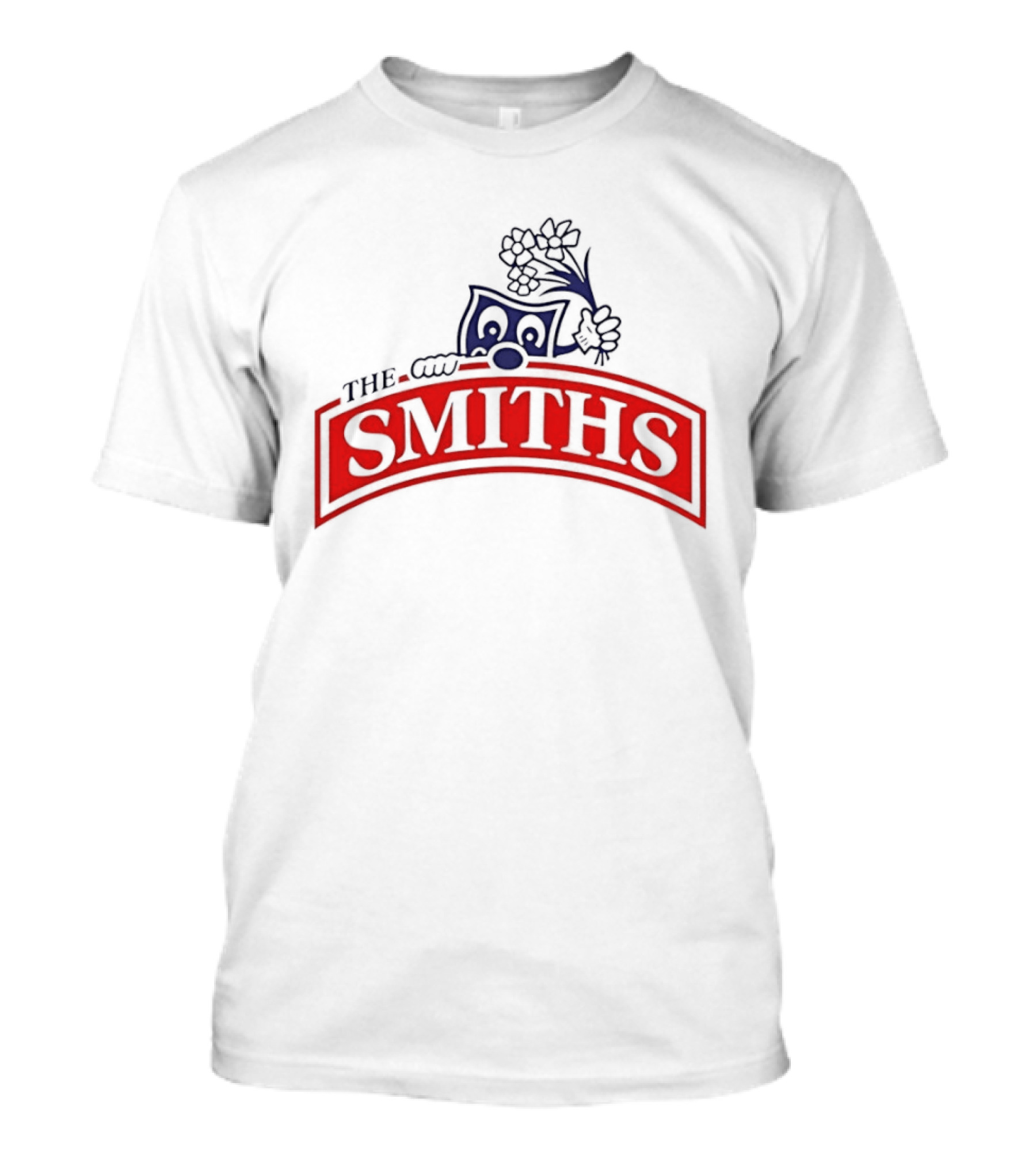 The Smiths Band Indie Rock Morrissey Sneaky Pete Peeking Lilac Daisies T-Shirt