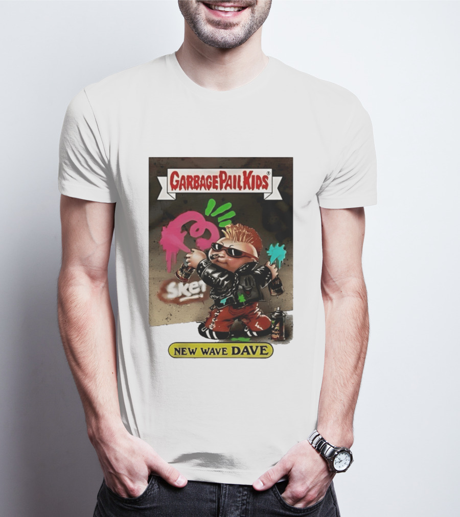 New Wave Dave Garbage Pail Topps T-Shirt