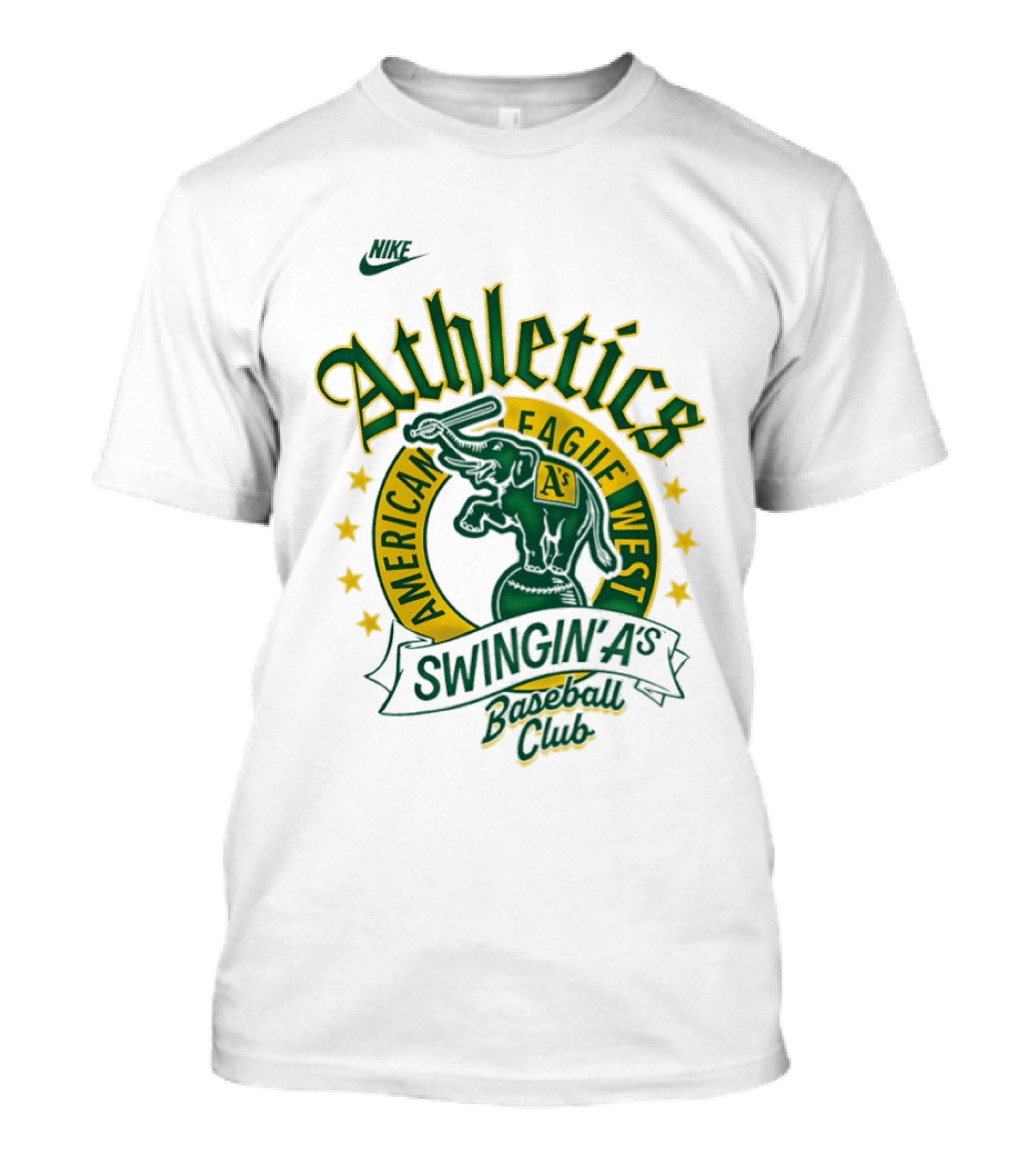 Nike Athletics Swingin' A's American League West Baseball Club T-Shirt