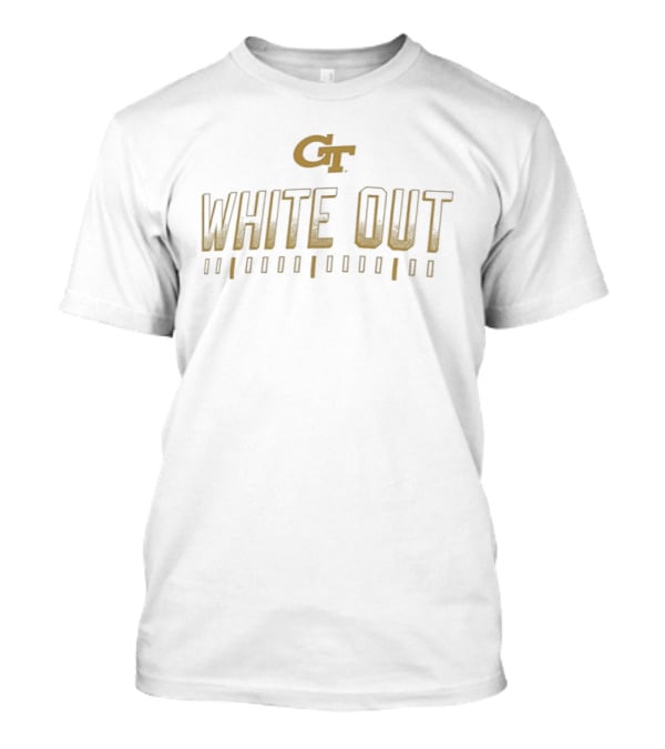 GT White Out Georgia Tech Yellow Jackets 2026 Football Season T-Shirt
