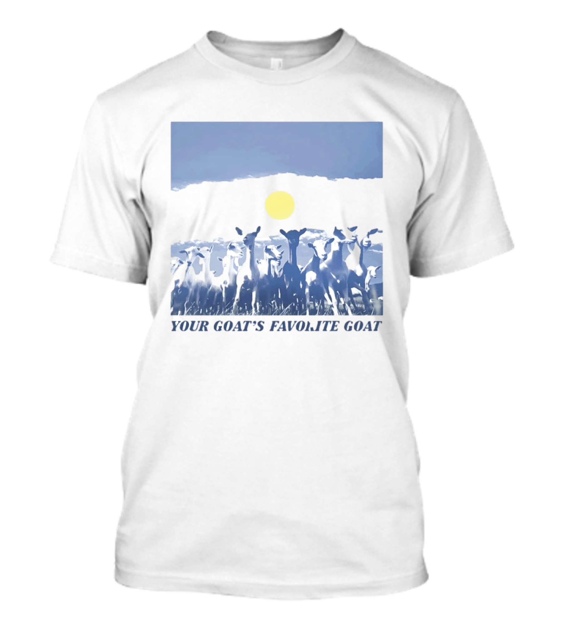 YOUR GOAT'S FAVORITE GOAT Moonlit Pasture T-Shirt