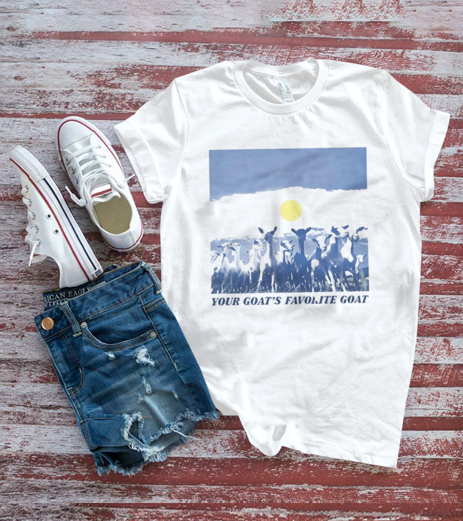YOUR GOAT'S FAVORITE GOAT Moonlit Pasture T-Shirt