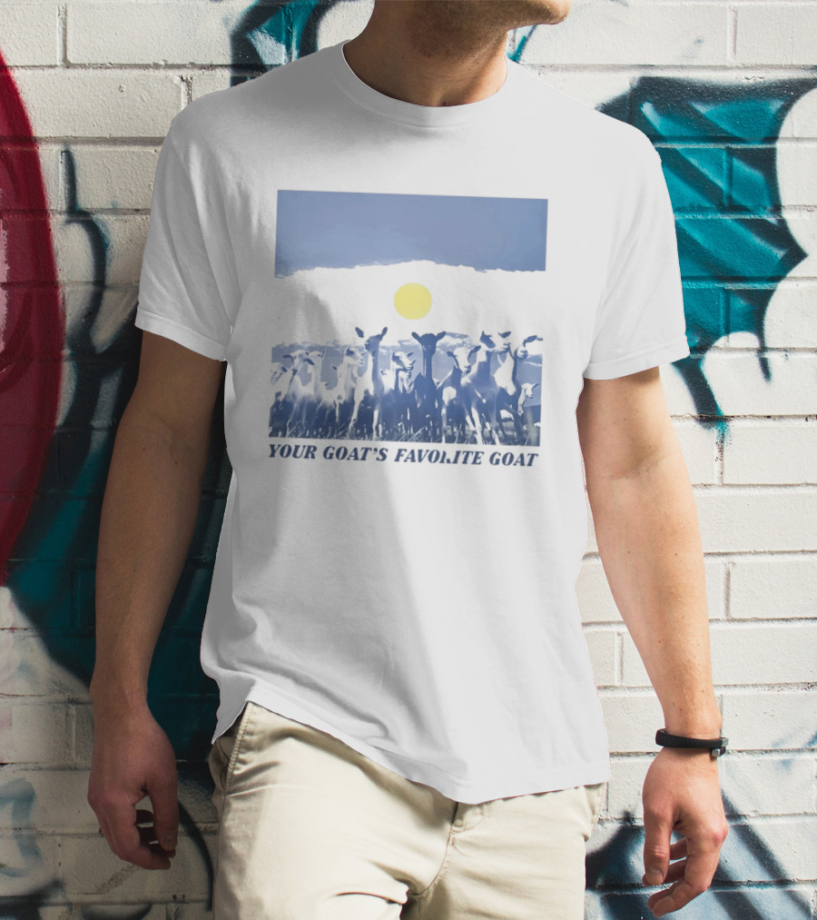 YOUR GOAT'S FAVORITE GOAT Moonlit Pasture T-Shirt