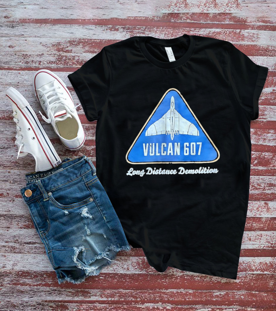 Vulcan 607 Long Distance Demolition Vintage Distressed T-Shirt