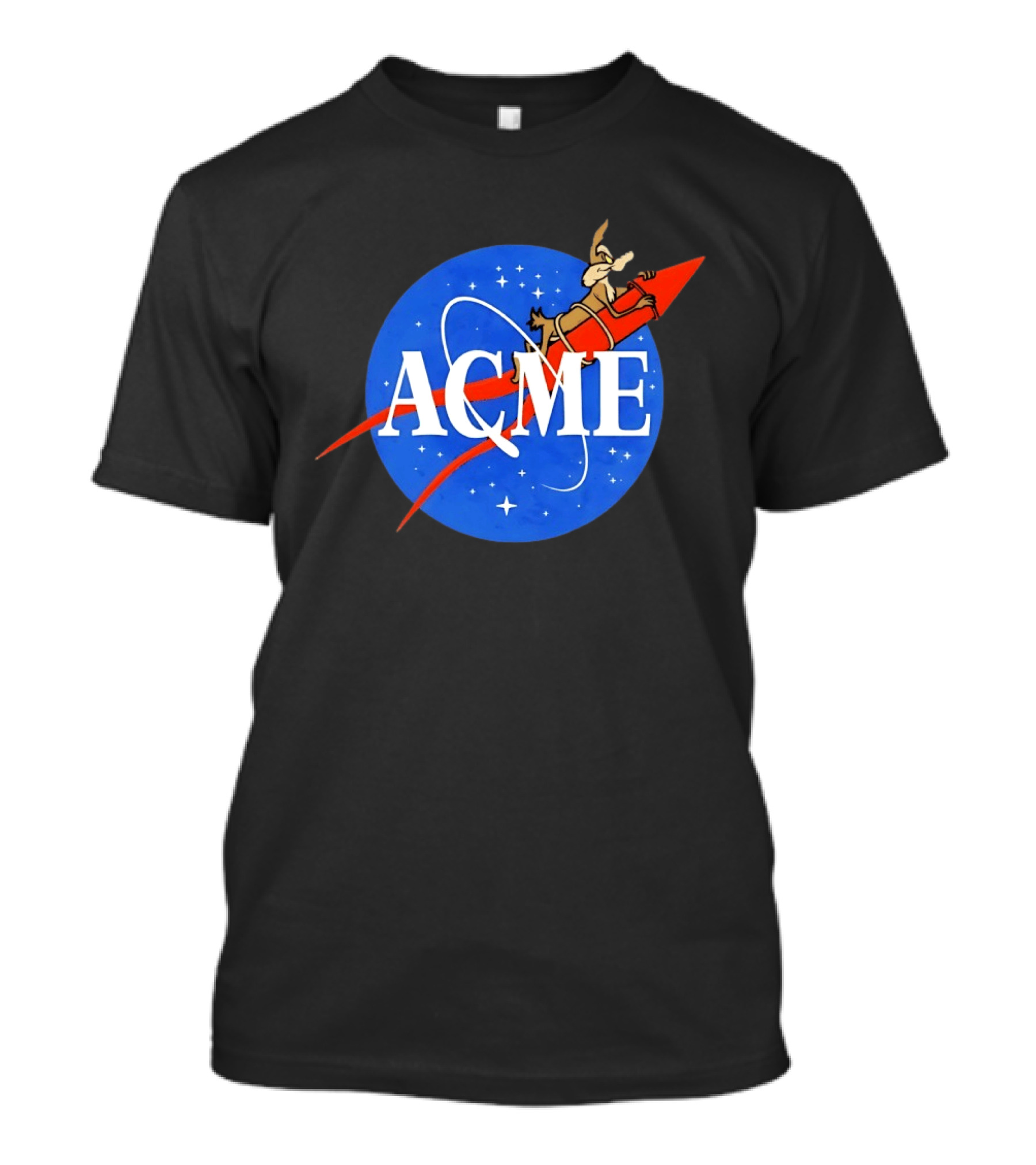 Wile E Coyote ACME Rocket NASA T-Shirt