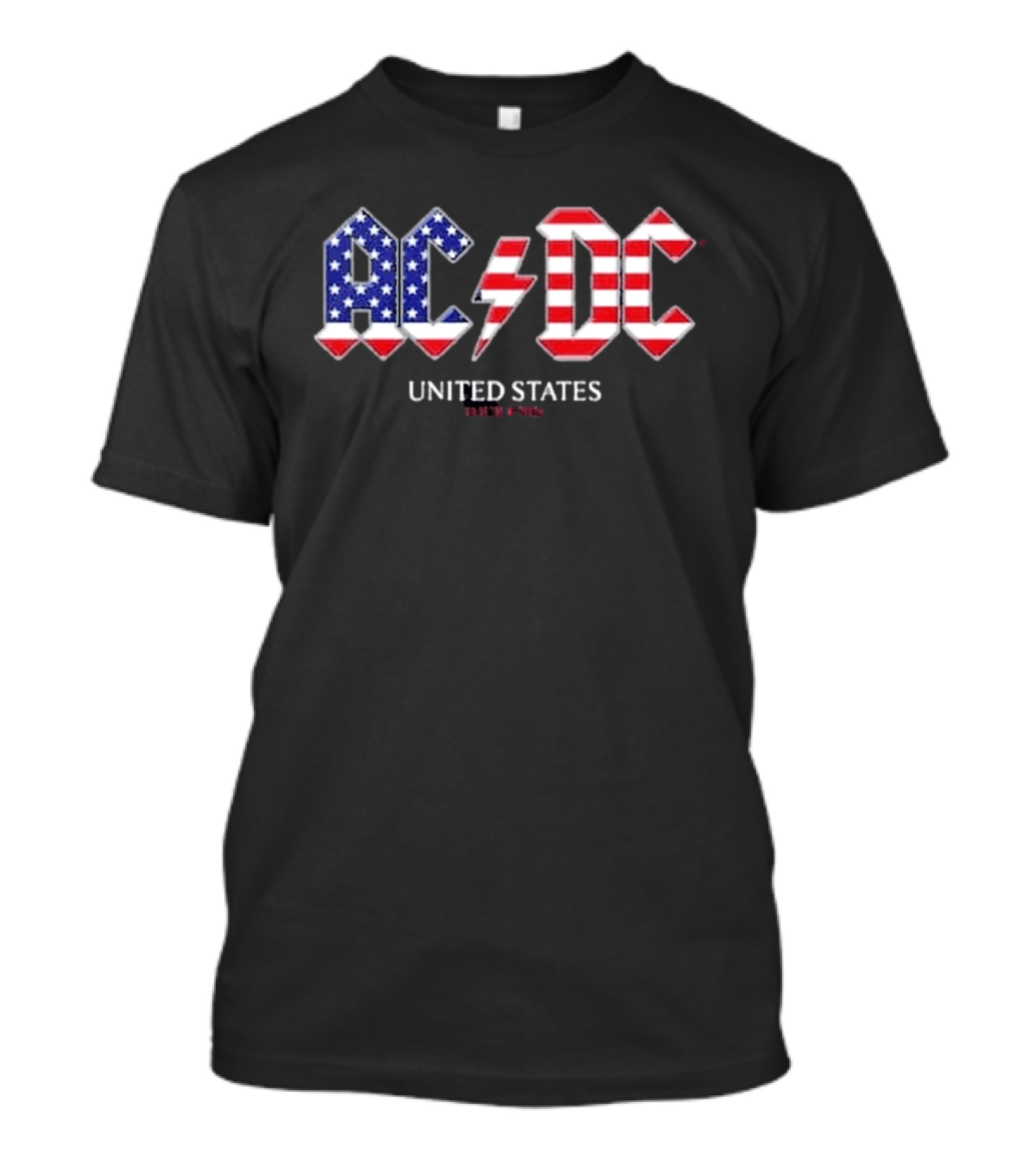 ACDC United States Tour 2026 American Flag T-Shirt