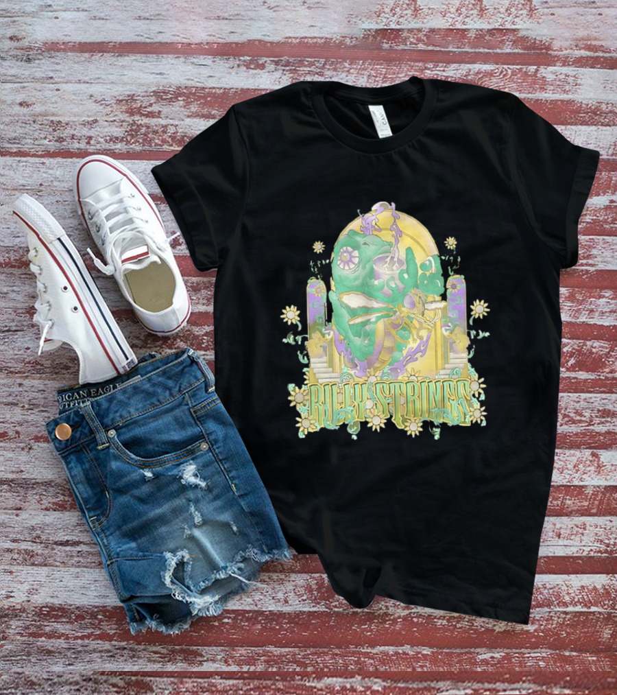 Billy Strings Summer 2026 Tour Cicada Rider Psychedelic Flower Mandala T-Shirt