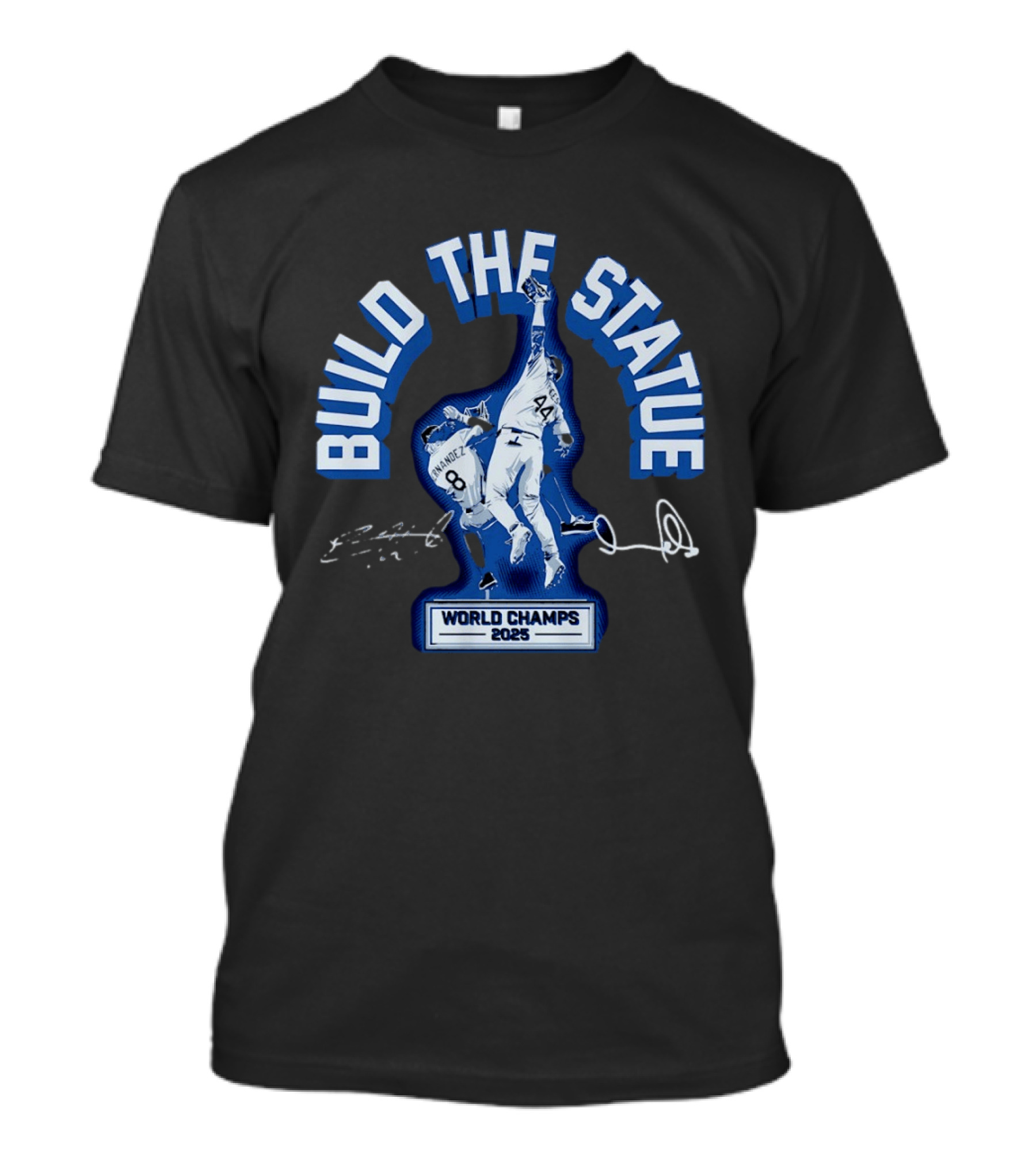 Build The Statue Hernández Pages World Champs 2025 T-Shirt