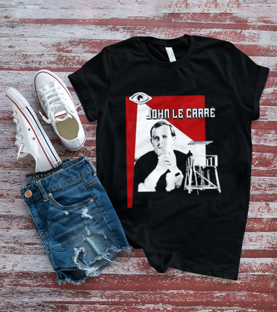 John Le Carré Spy Fiction Author Espionage Tower T-Shirt