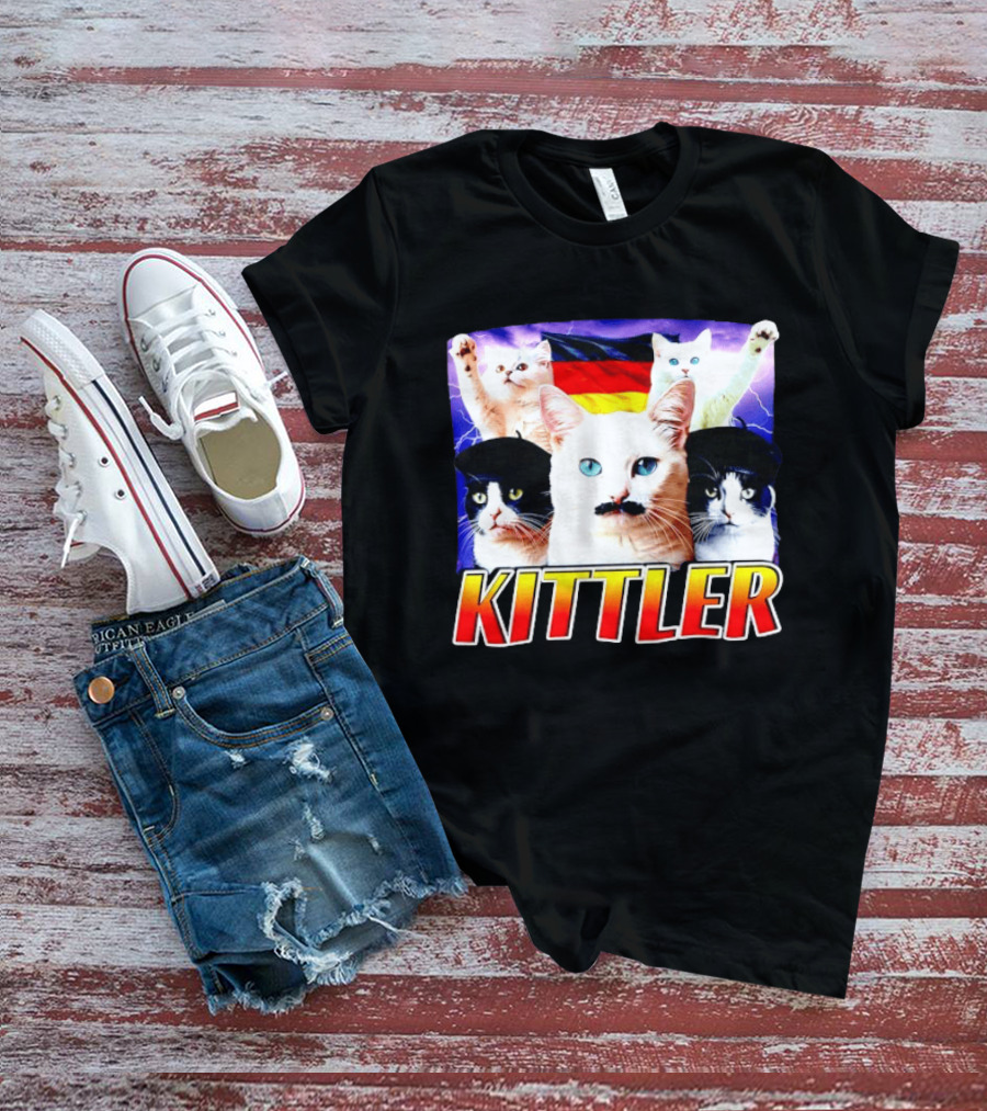 Kittler Cats With German Flag And Cats T-Shirt