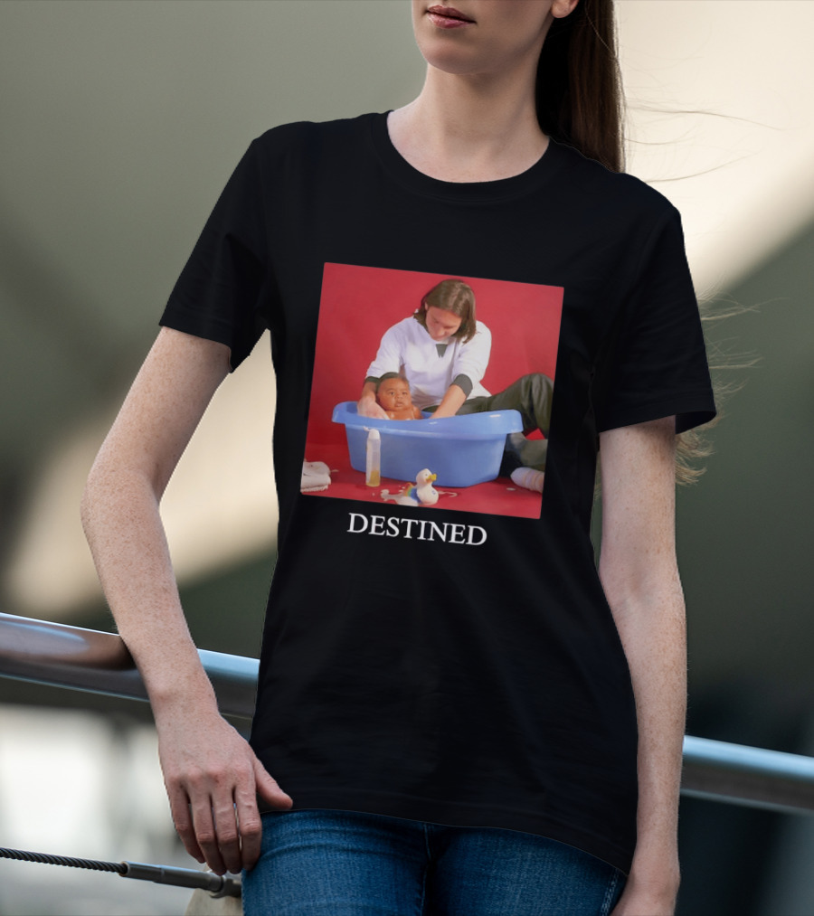 Lionel Messi Lamine Yamal Baby Bath Destined T-Shirt