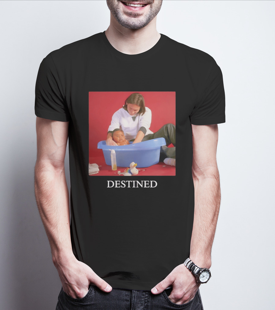 Lionel Messi Lamine Yamal Baby Bath Destined T-Shirt