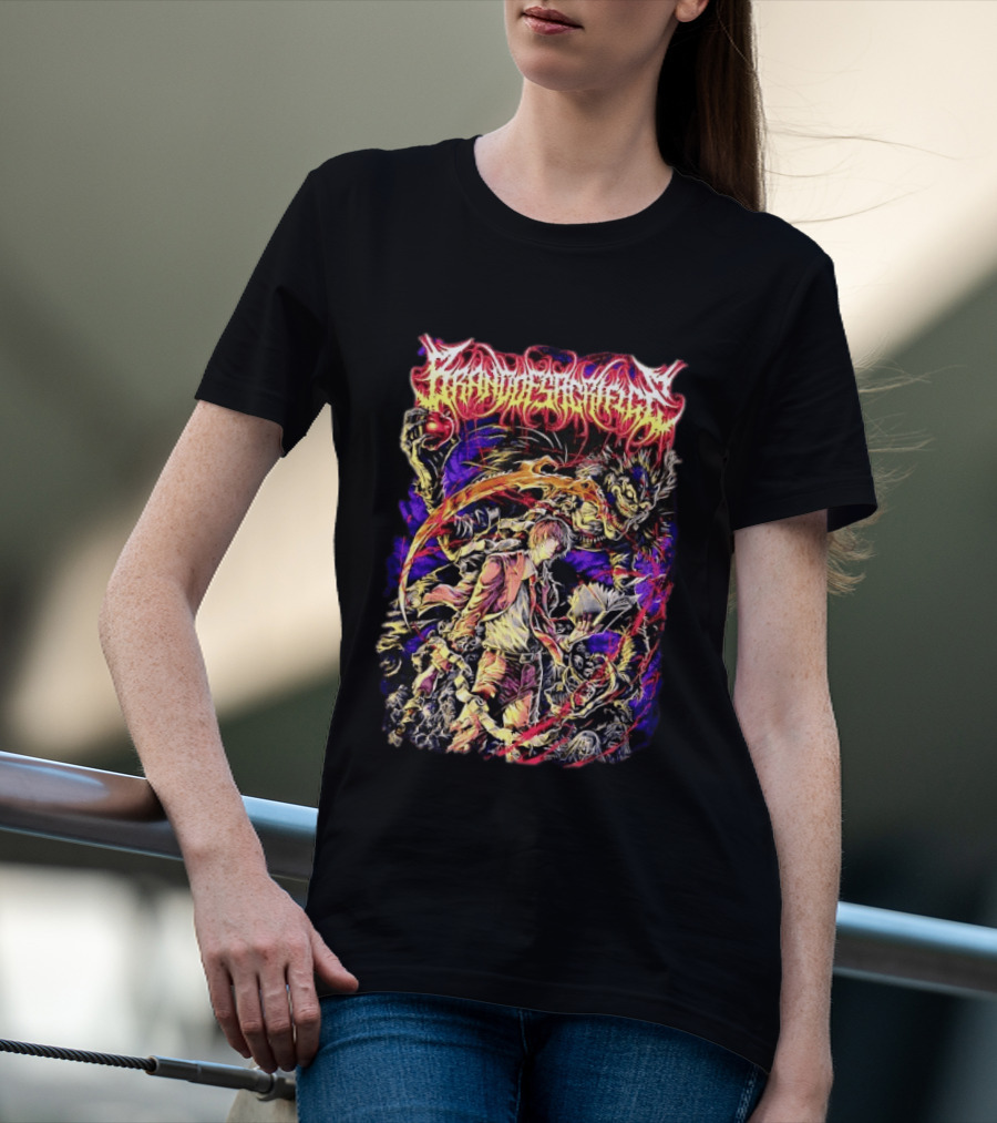 Loki Greenway Death Note Light Yagami Ryuk Heavy Metal Manga T-Shirt