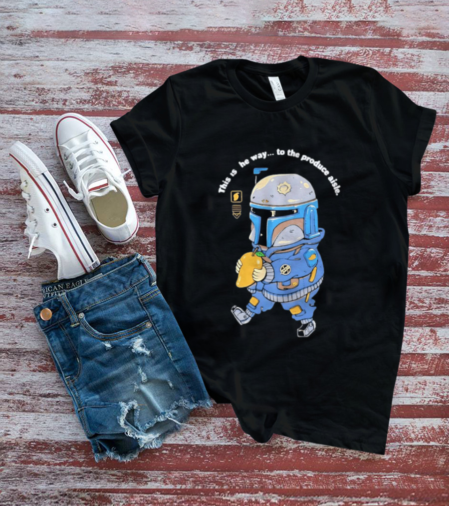 This Is The Way To The Produce Aisle Mandalorian Mango T-Shirt