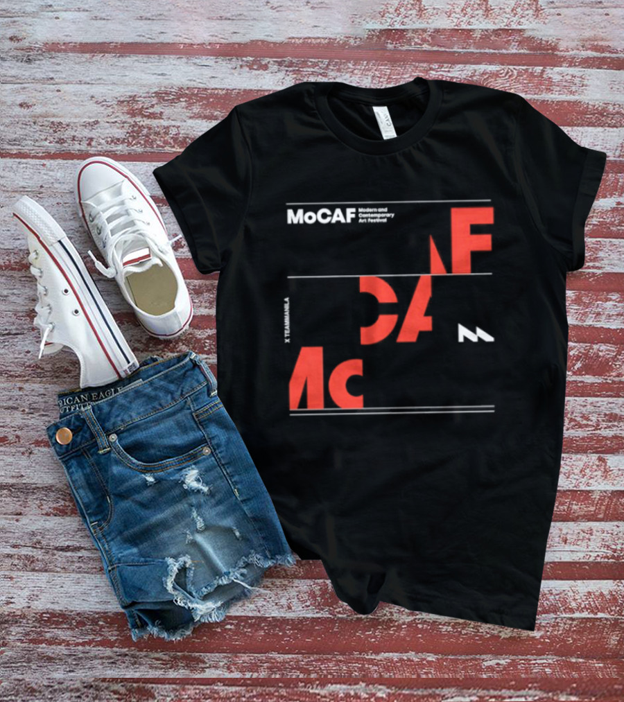 MoCAF Modern Contemporary Festival TeamManila Collaboration T-Shirt