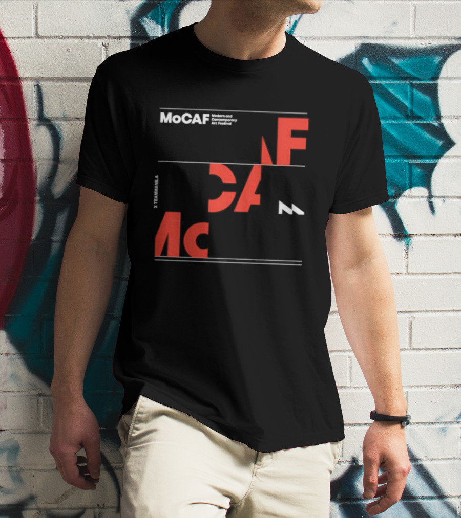 MoCAF Modern Contemporary Festival TeamManila Collaboration T-Shirt