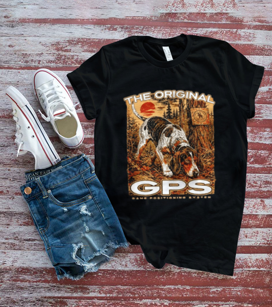 The Original GPS Game Positioning System Hound Dog Shield Republic T-Shirt
