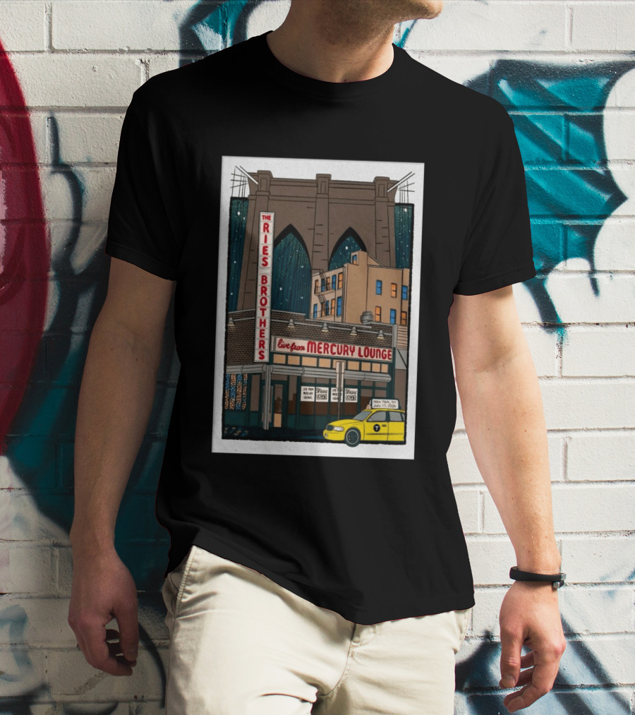 The Ries Brothers Live Mercury Lounge NYC Jul 17 2026 Brooklyn Bridge T-Shirt