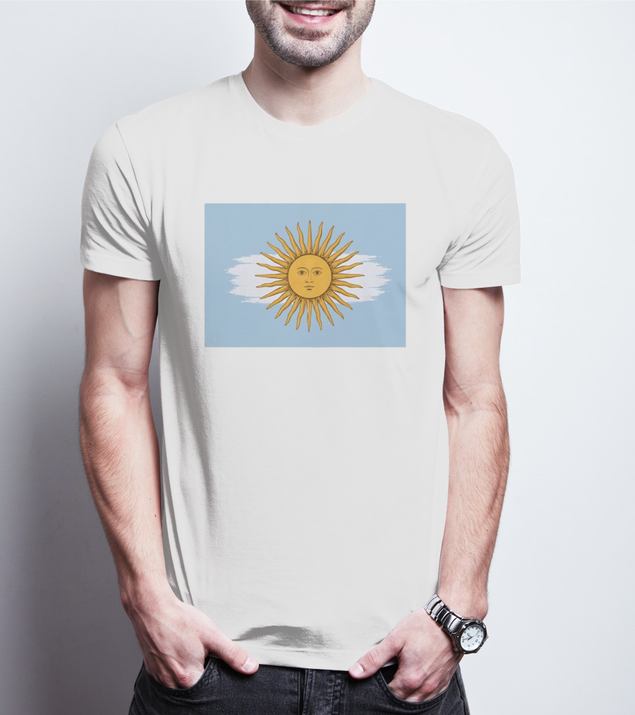 Argentina Sol De Mayo Sun Of May Flag T-Shirt