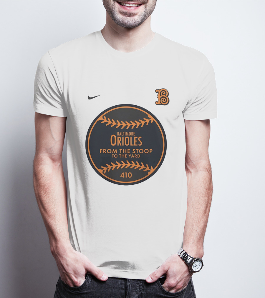 Baltimore Orioles From The Stoop To The Yard 410 Nike B T-Shirt