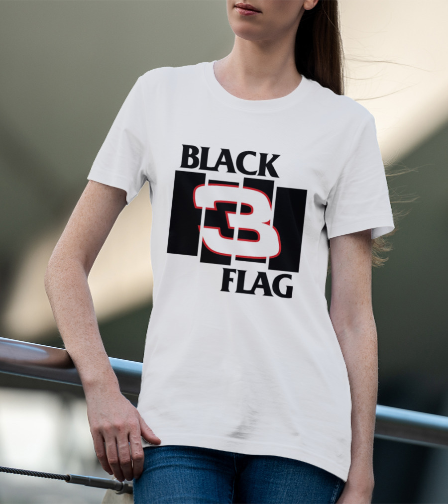 Black Flag 3 Hardcore Punk T-Shirt