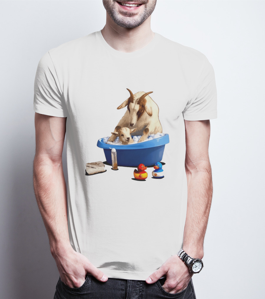 GOAT Bathtub Classico Messi Bathing Yamal T-Shirt