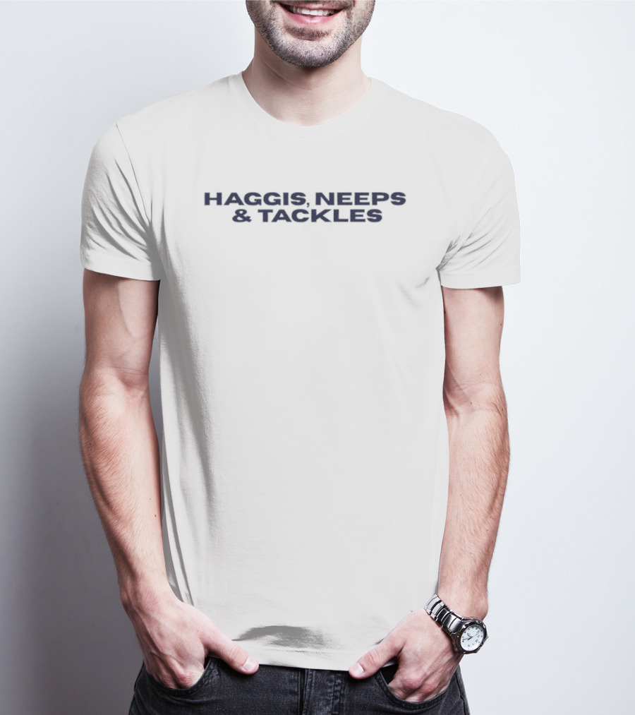 Haggis Neeps & Tackles Scottish Rugby T-Shirt
