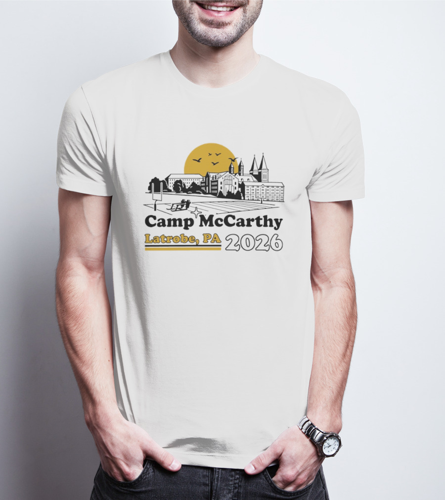 Camp McCarthy Latrobe PA 2026 Sunset T-Shirt