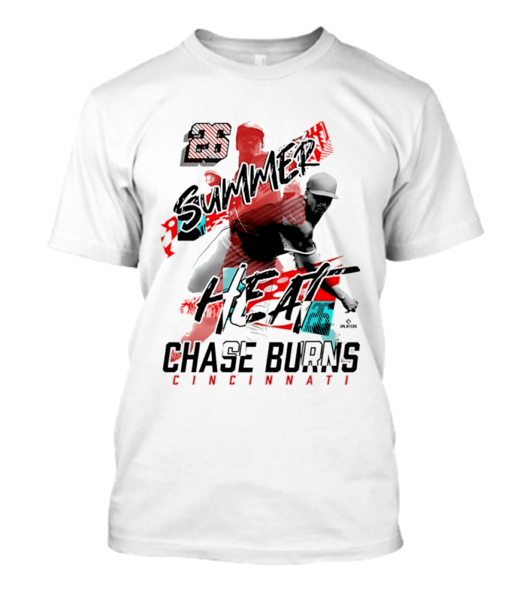 26 Summer Heat Chase Burns Cincinnati Reds T-Shirt