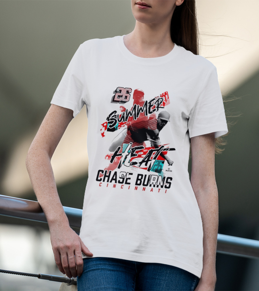 26 Summer Heat Chase Burns Cincinnati Reds T-Shirt