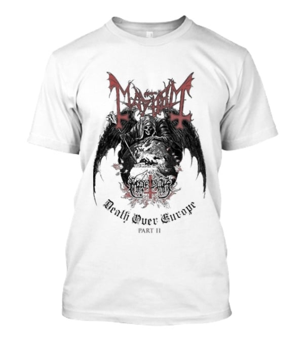 Original Mayhem Death Over Europe Part 2 2026 Tour October Official Merchandise T-Shirt
