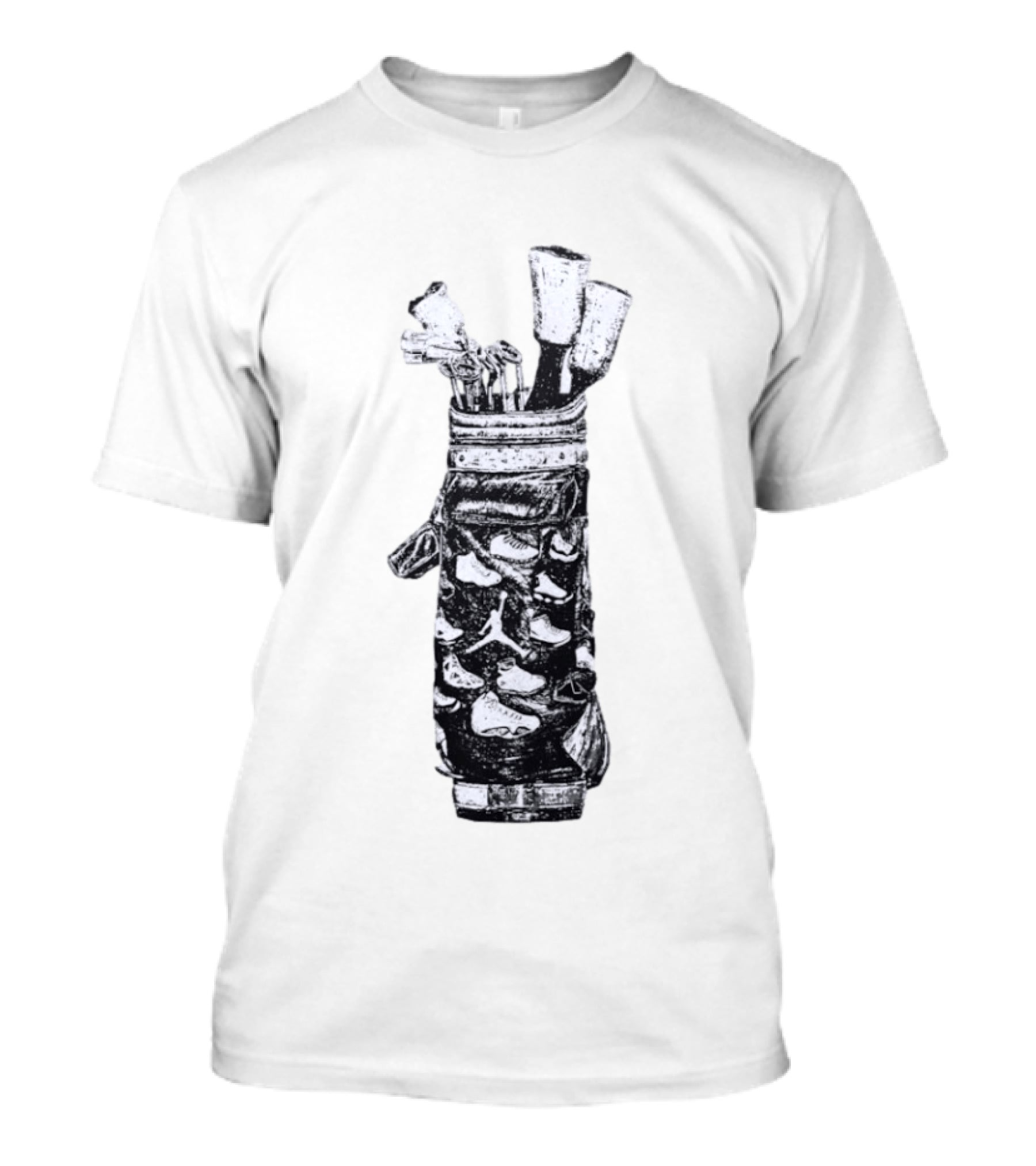 Jordan Brand Golf Bag Iconic Sneaker Wings Collection T-Shirt