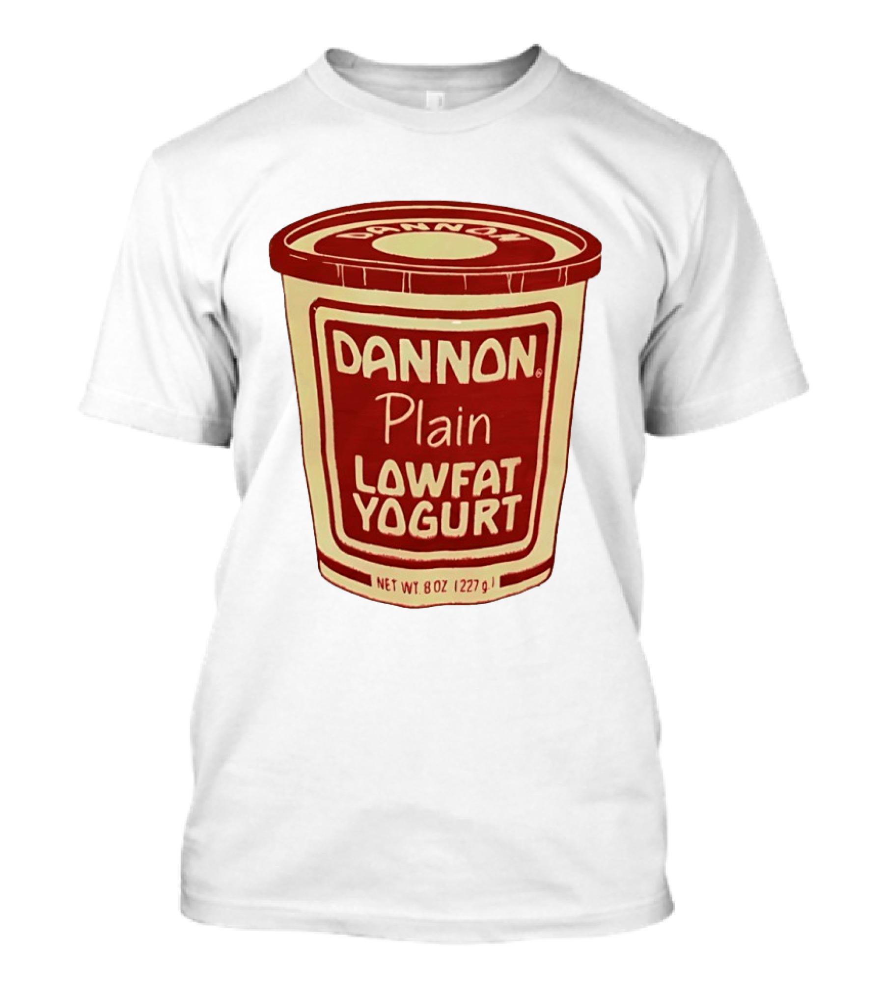 Dannon Plain Lowfat Yogurt 8oz 227g 1980s T-Shirt