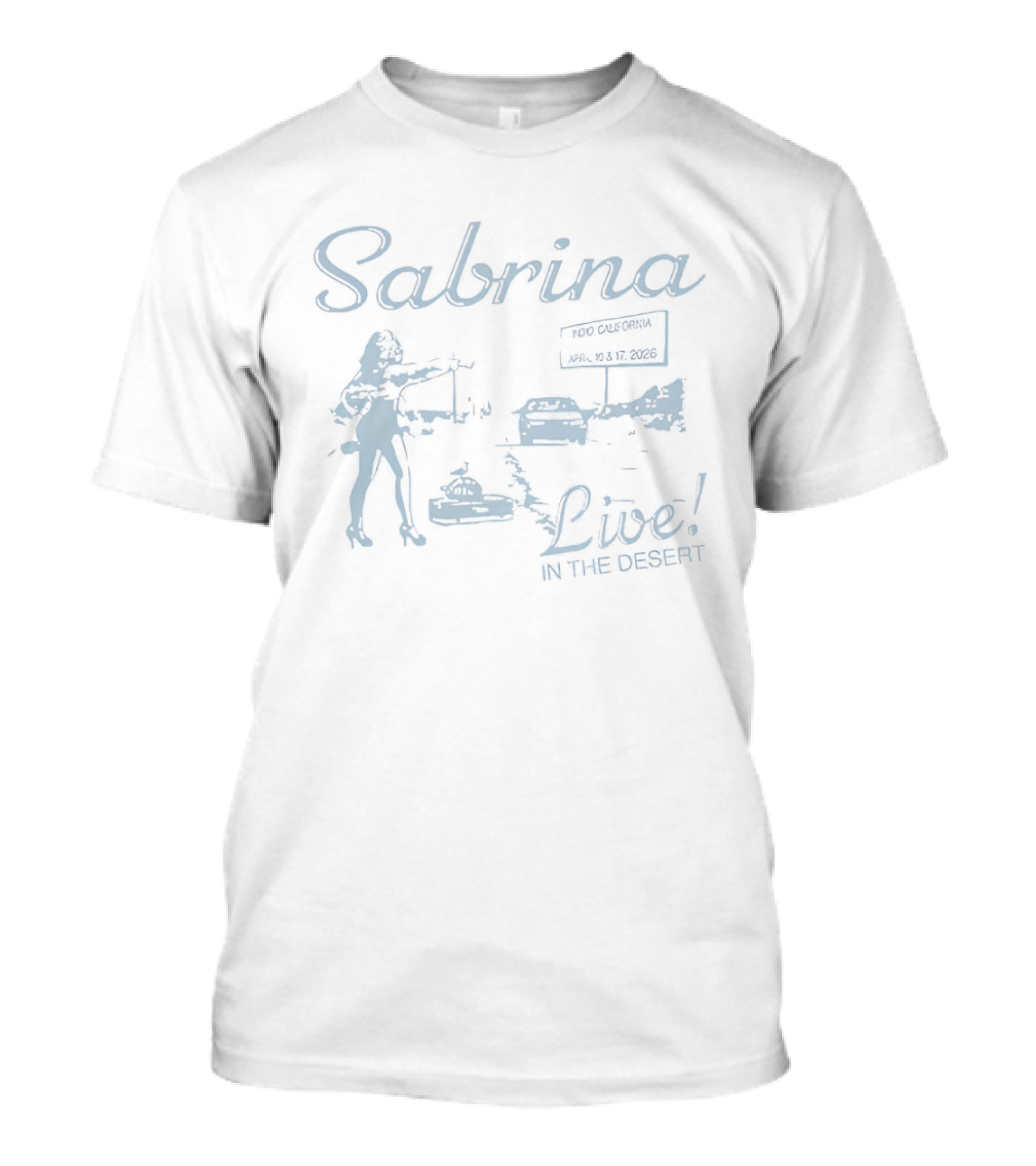 Sabrina Live In The Desert Indio California April 2026 T-Shirt