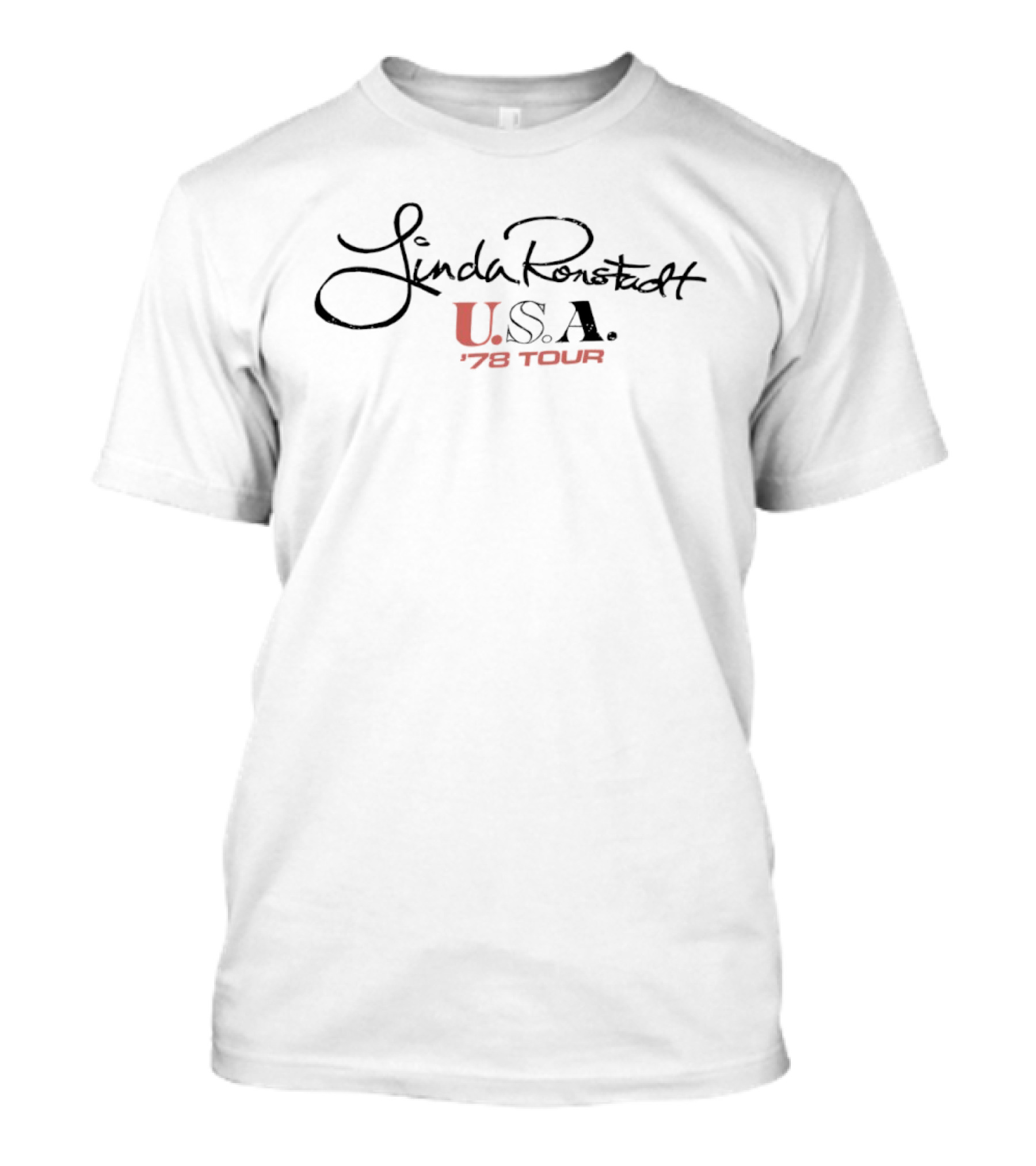 Linda Ronstadt USA 78 Tour Vintage Classic Rock T-Shirt